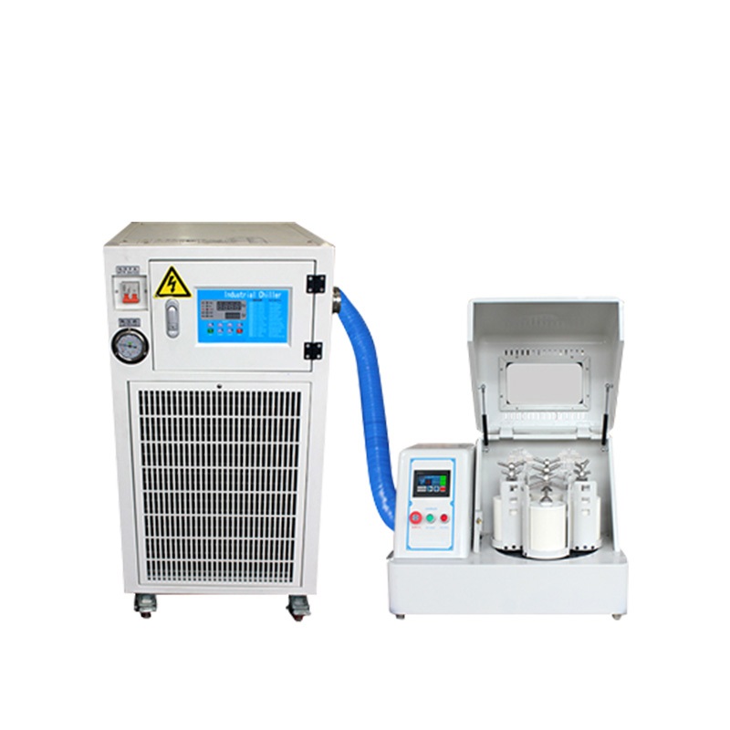 Small planetary ball mill for low temperature